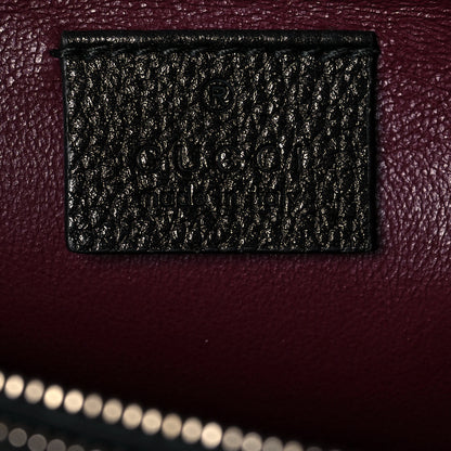 Gucci Grainy Calfskin Small Zumi Top Handle Bag Black 6 of 13