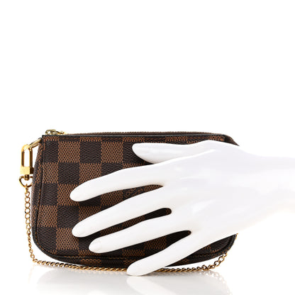 Louis Vuitton Damier Ebene Mini Pochette Accessories 2 of 11
