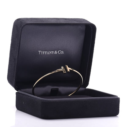 Tiffany 18K Yellow Gold T Wire Bracelet 5 of 5