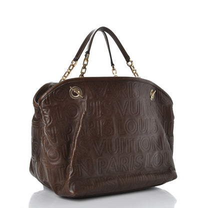 Louis Vuitton Monogram Paris Souple Whisper PM Chocolate 3 of 11