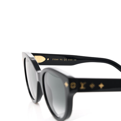 Louis Vuitton Acetate My Monogram Square Sunglasses Z1526W Black 6 of 7