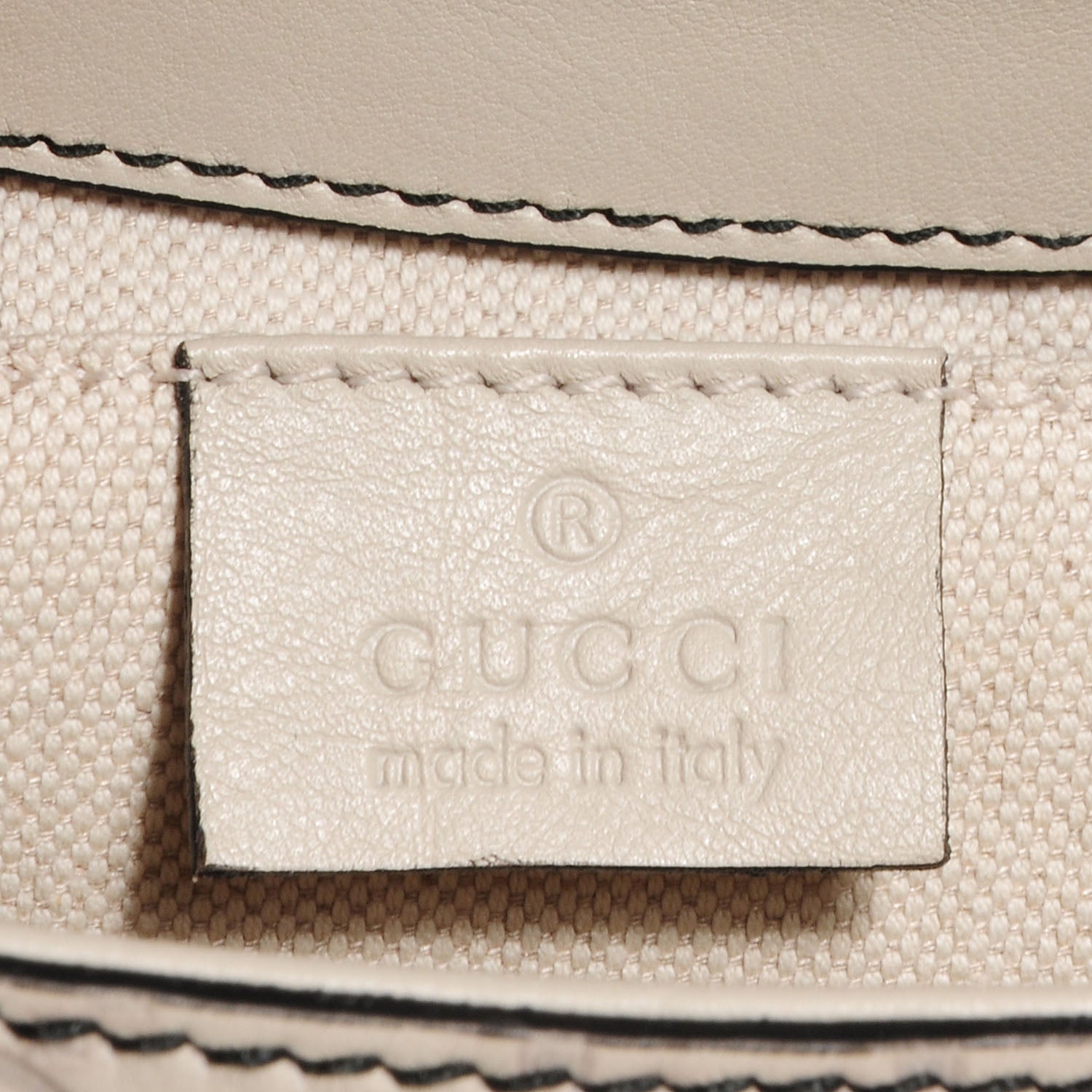 Gucci Guccissima Signature Medium Emily Chain Shoulder Bag Mystic White 6 of 7