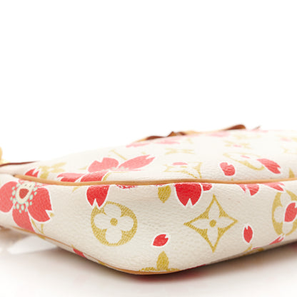 Louis Vuitton Monogram Cherry Blossom Pochette Accessories Red 9 of 10