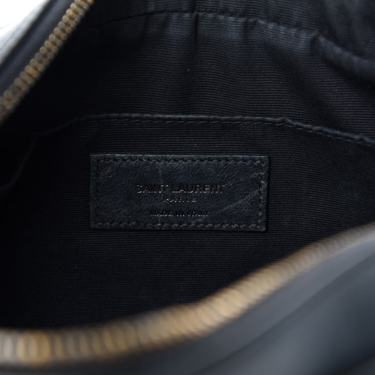 Calfskin Matelasse Monogram Lou Camera Bag Black