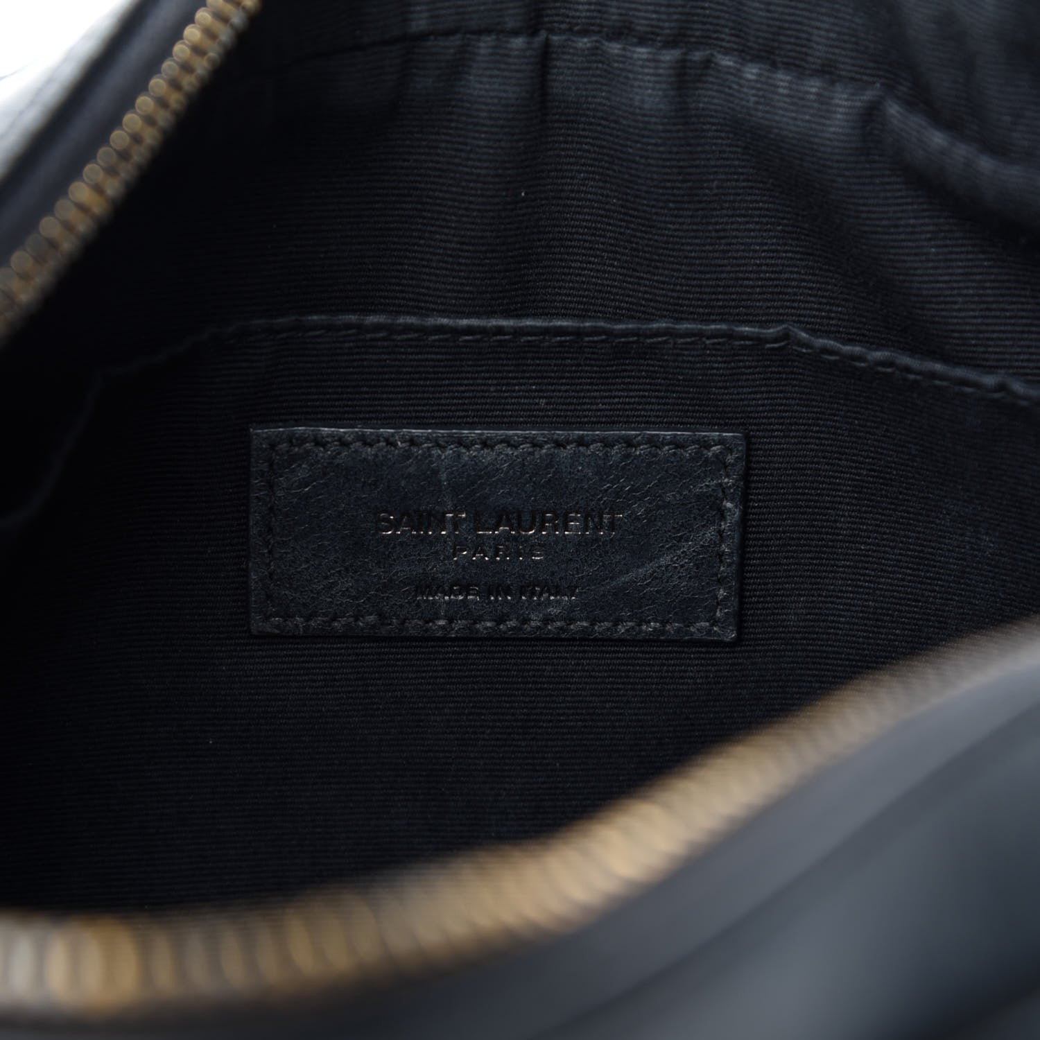 Saint Laurent Calfskin Matelasse Monogram Lou Camera Bag Black 10 of 12