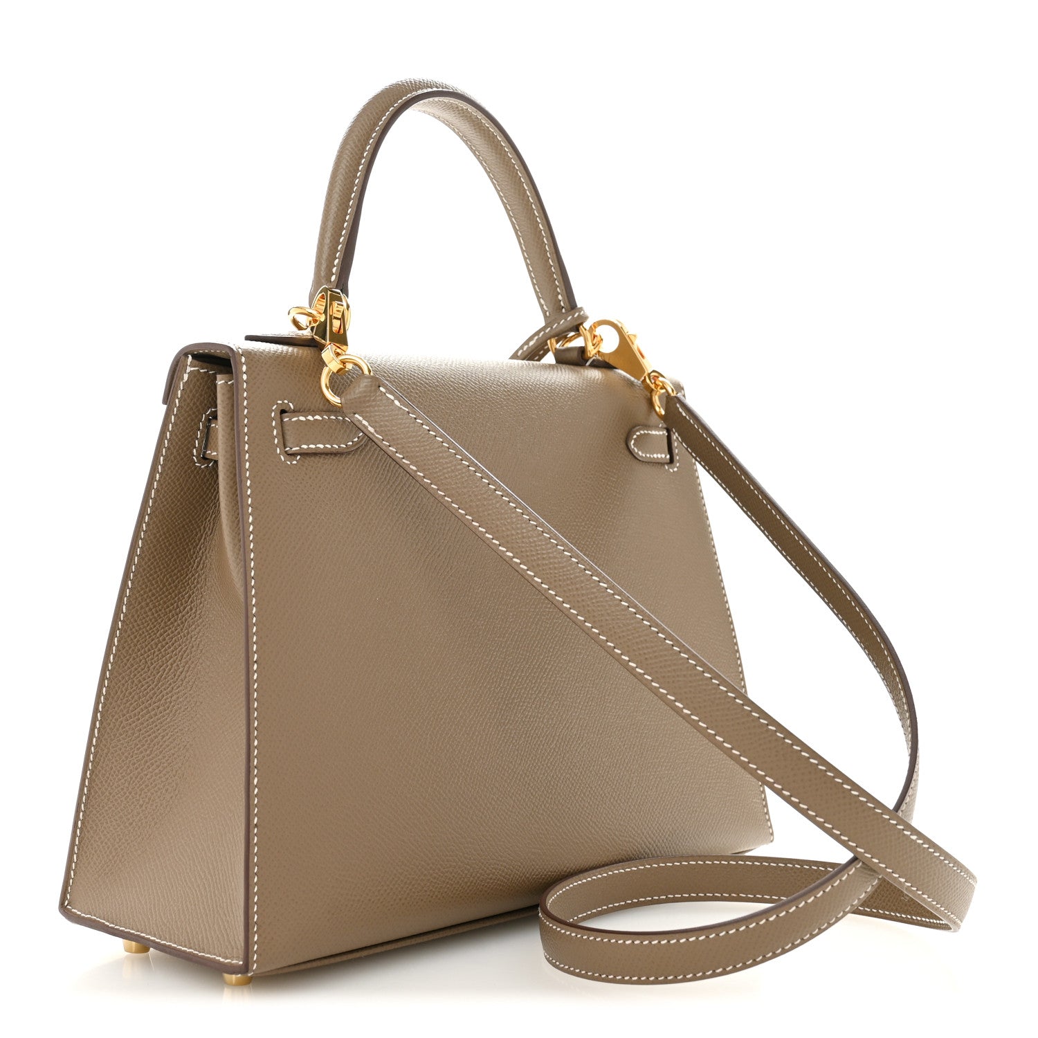 Hermes Epsom Kelly Sellier 25 Etoupe 3 of 13