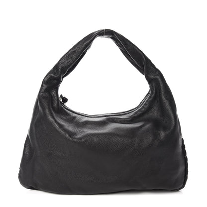 Bottega Veneta Cervo Braided Medium Veneta Hobo Black 1 of 9