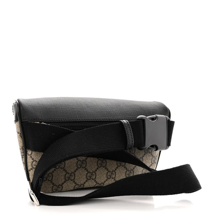 Gucci GG Supreme Monogram Belt Bag Black 3 of 9