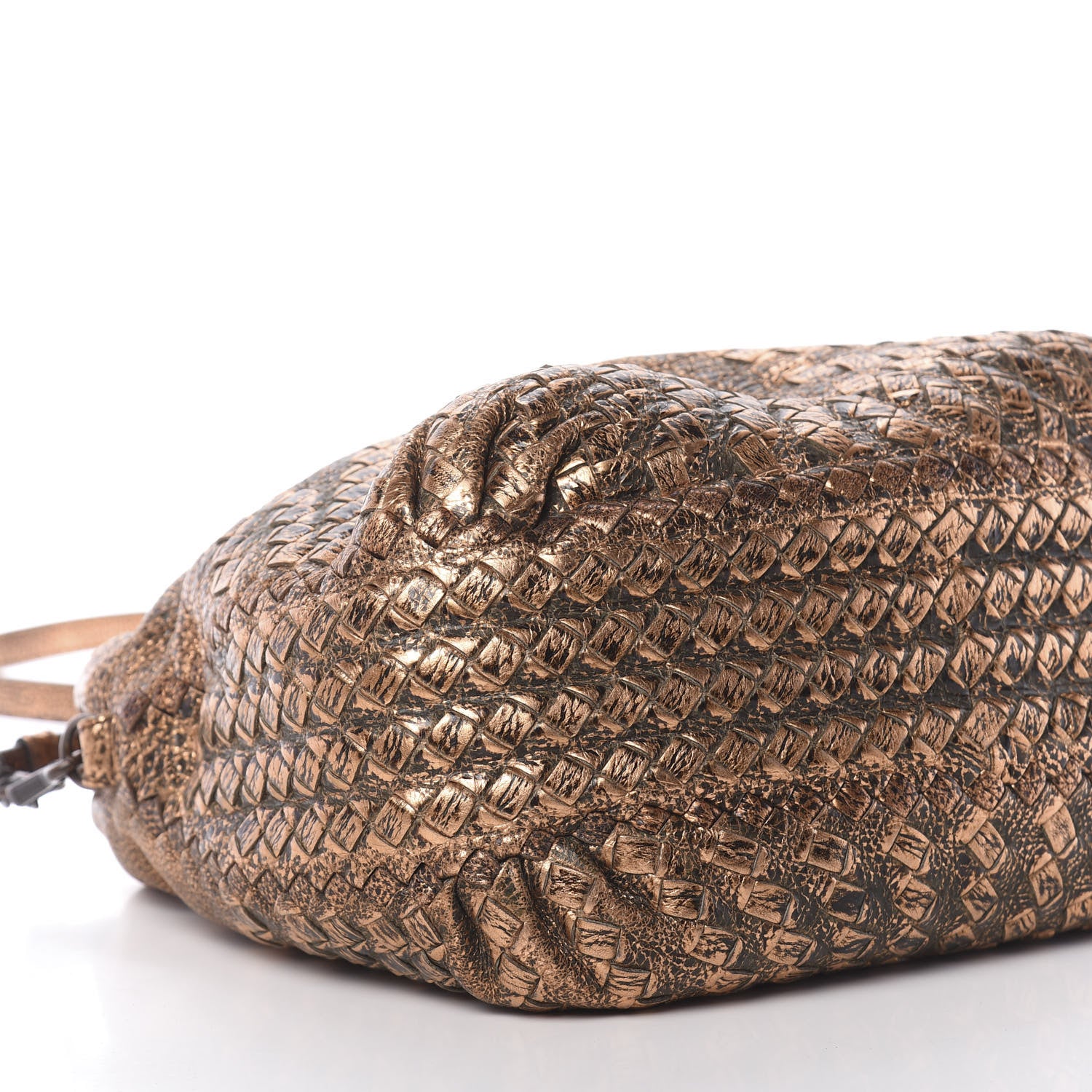 Bottega Veneta Cervo Intrecciato Satchel Rame Ossidato 11 of 12