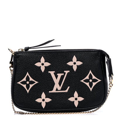 Louis Vuitton Empreinte Monogram Giant Mini Pochette Accessories Black 1 of 5