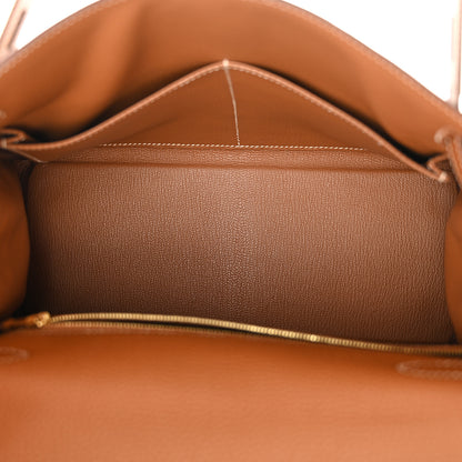 Hermes Togo Kelly Retourne 28 Gold 5 of 11