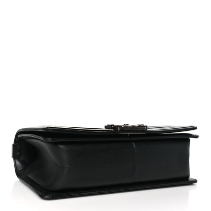 Chanel Patent Calfskin Quilted Medium Plexiglass Boy Flap Black 4 of 11