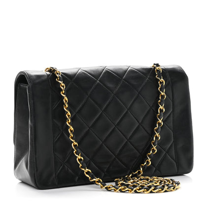 Chanel Lambskin Quilted Medium Single Flap Black 4 of 11