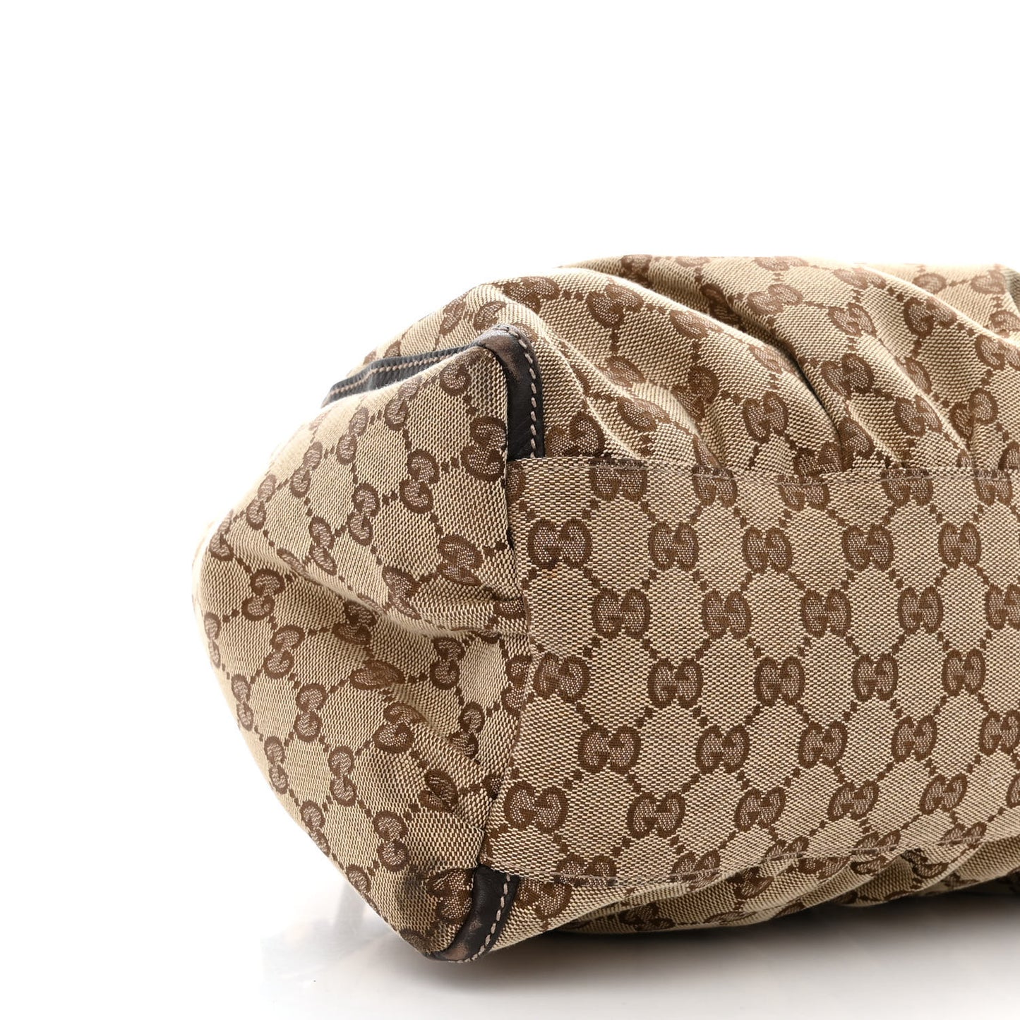 Monogram Large D Gold Hobo Dark Brown