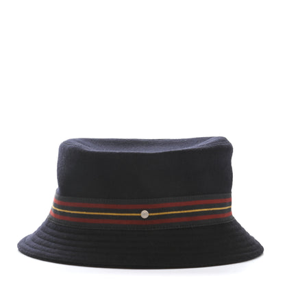 Hermes Water-Repellent Cashmere Mens DJack Hat 58 Marine 4 of 9