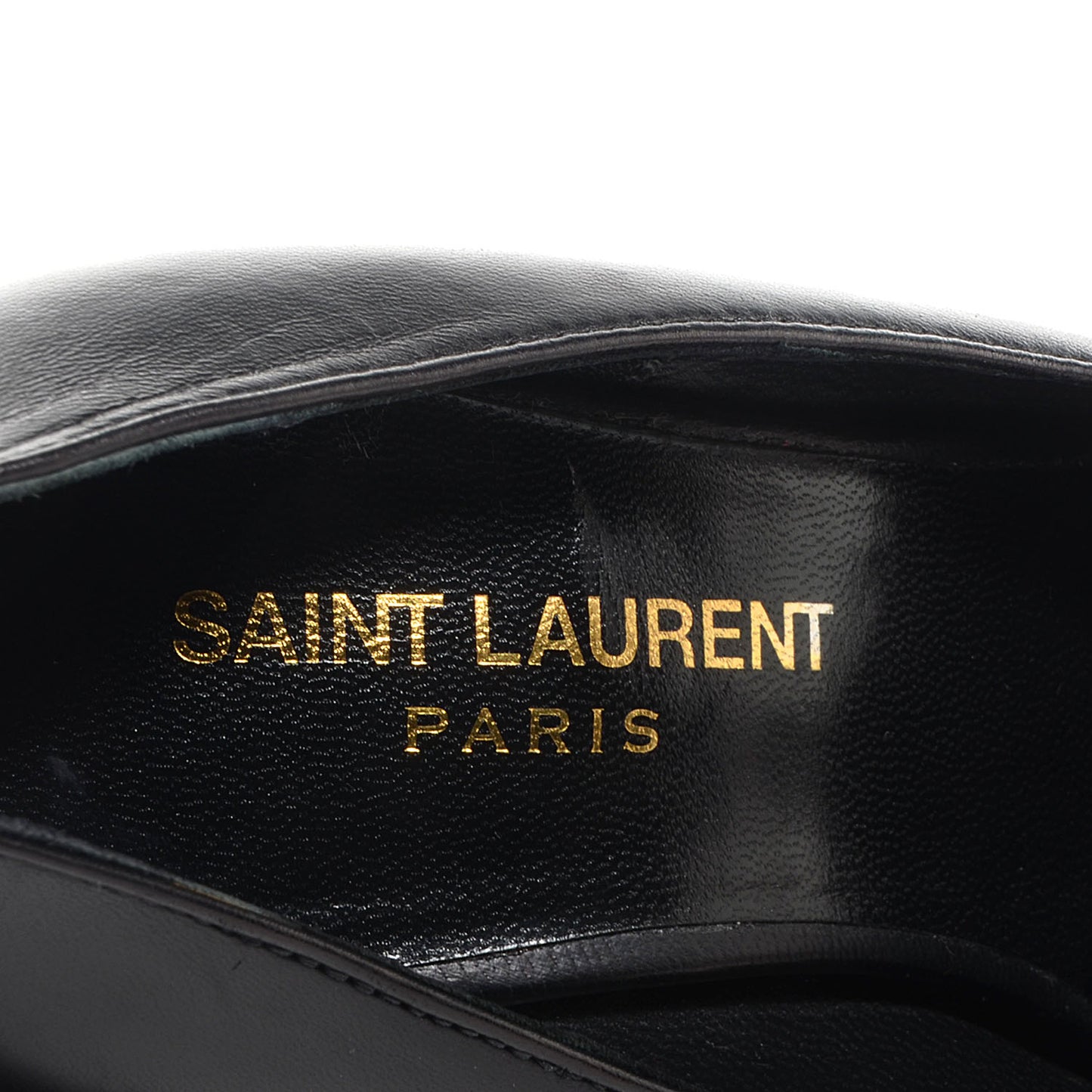 Leather Classic Paris 105 Cap Toe Escarpin Pumps 36 Black