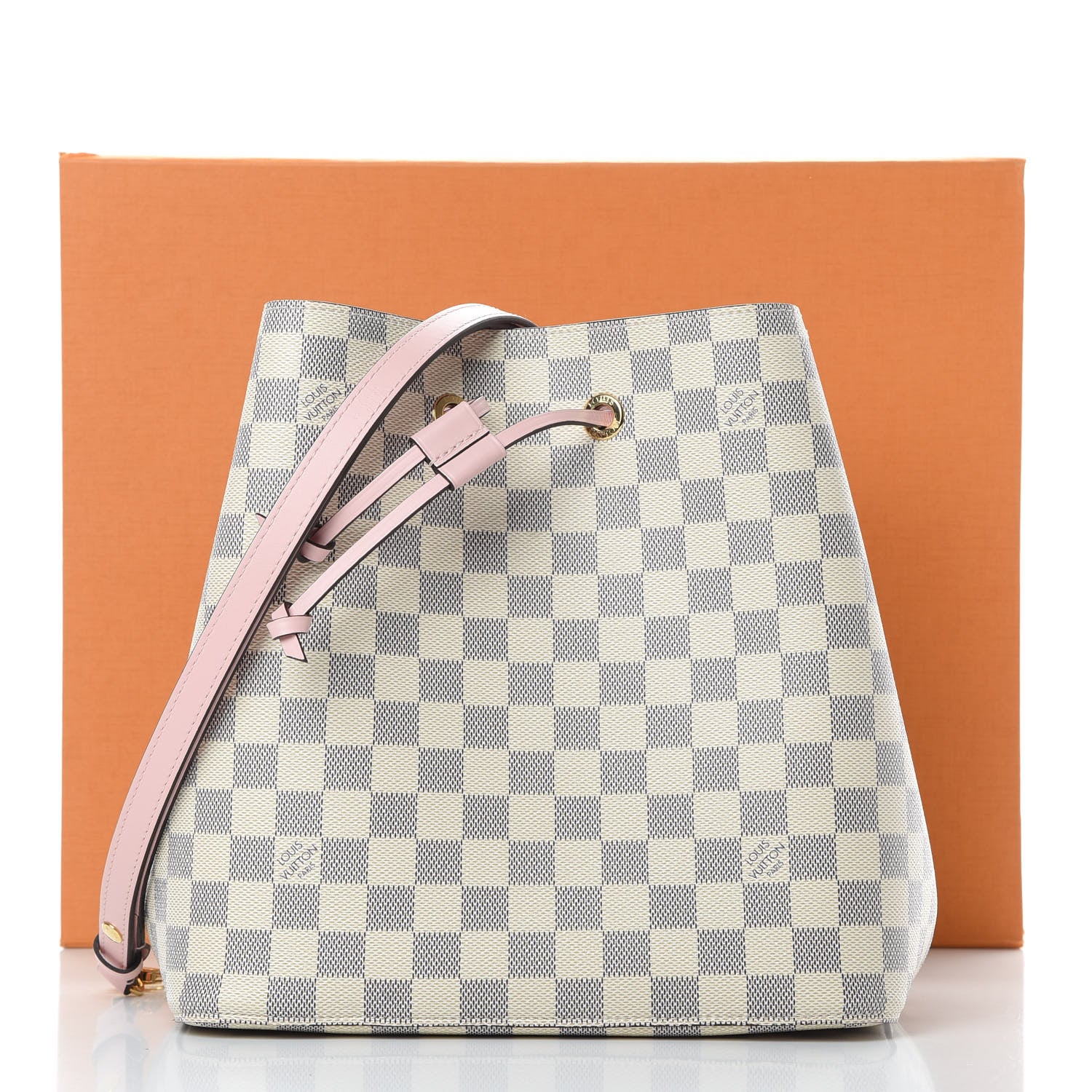 Louis Vuitton Damier Azur Neonoe MM Eau De Rose 11 of 11