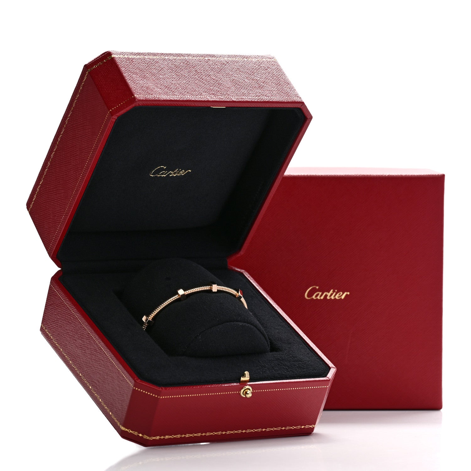 Cartier 18K Pink Gold Ecrou de Cartier Bracelet 17 5 of 5