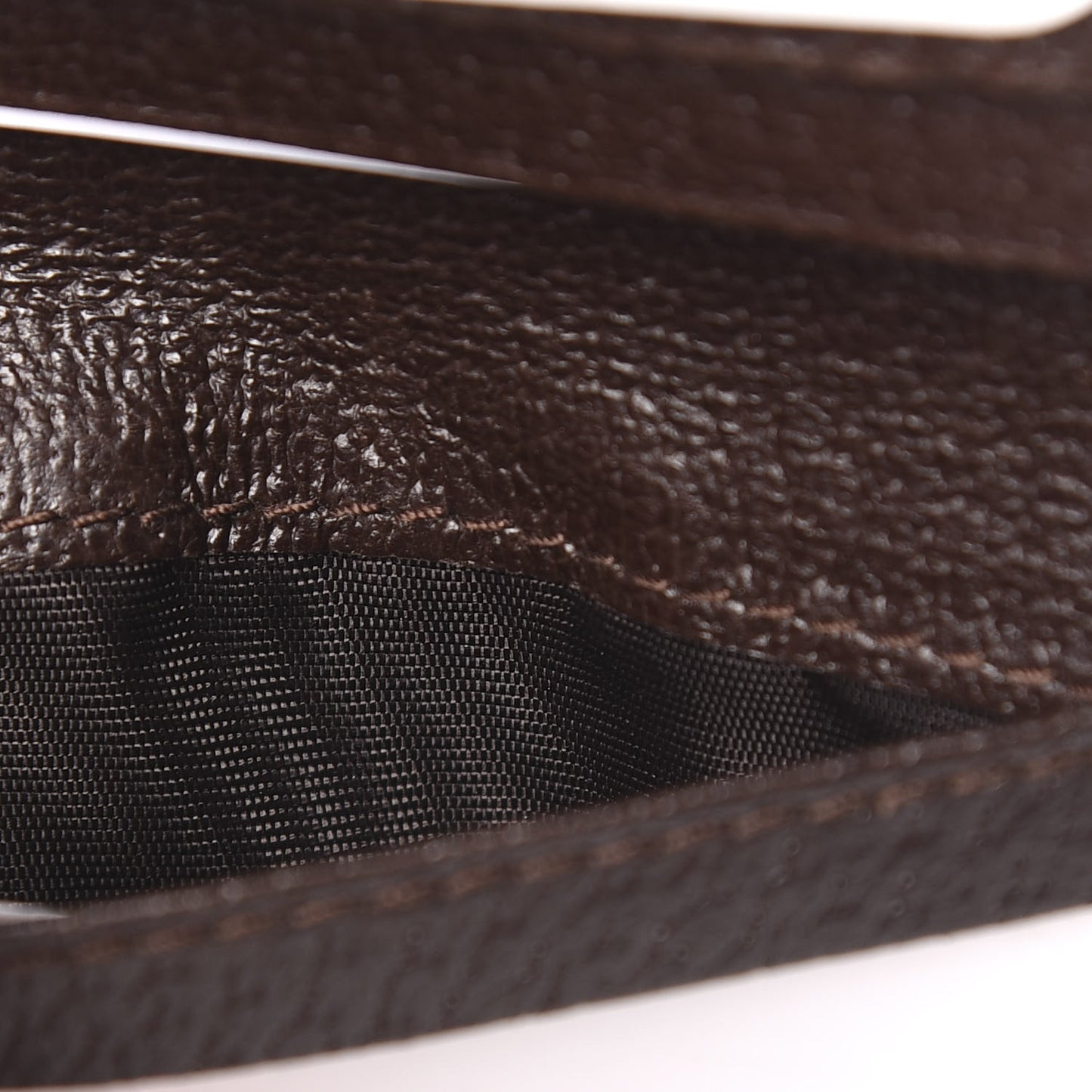 GG Monogram Bi-Fold Wallet Dark Brown