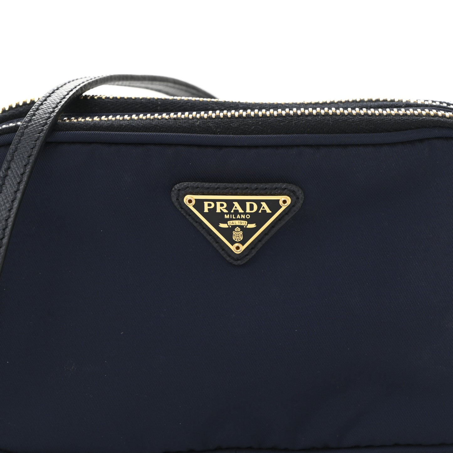 Tessuto Nylon Mini Camera Crossbody Royal