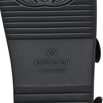 Gucci Rubber Mini Double G Womens Isla Dad Sandals 37 Black 6 of 7