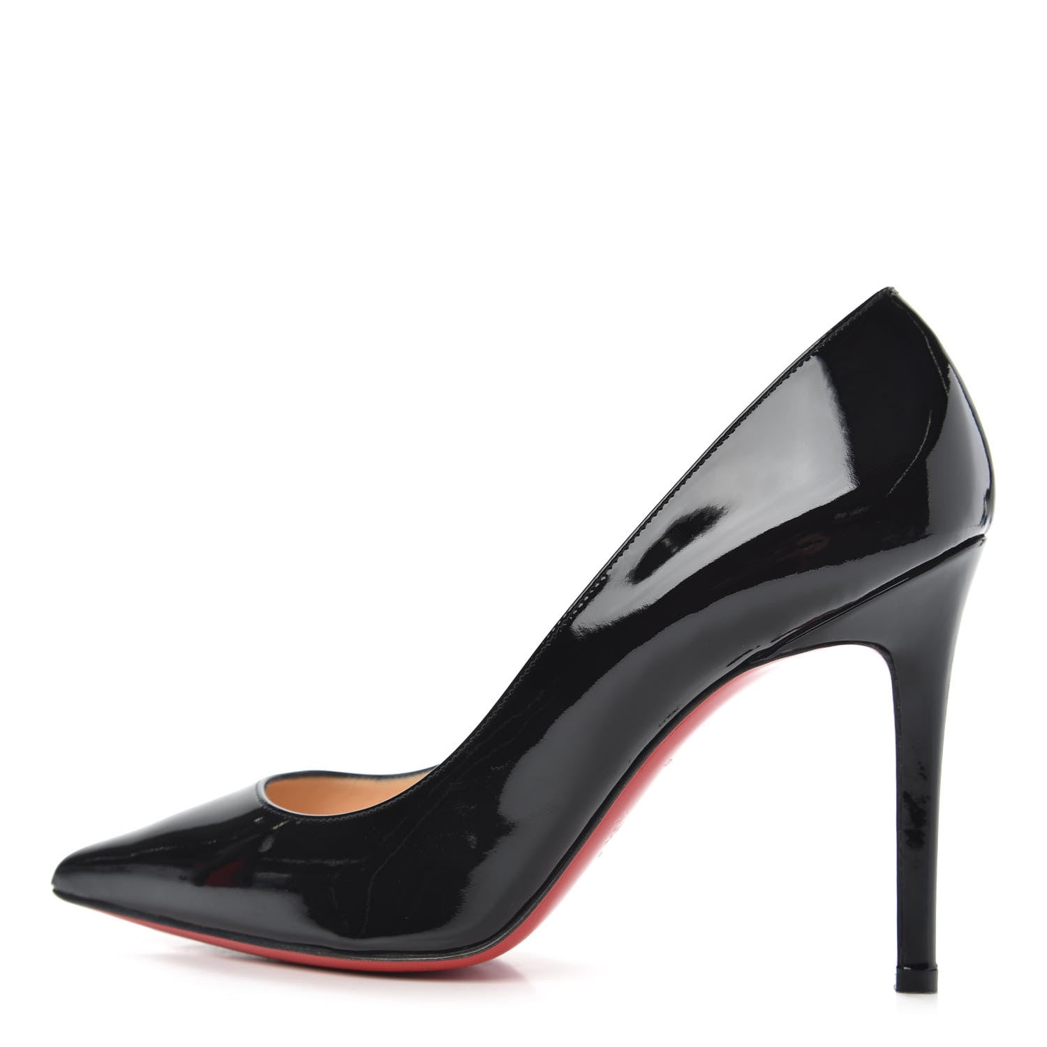 Christian Louboutin Patent Pigalle 100 Pumps 36.5 Black 1 of 9