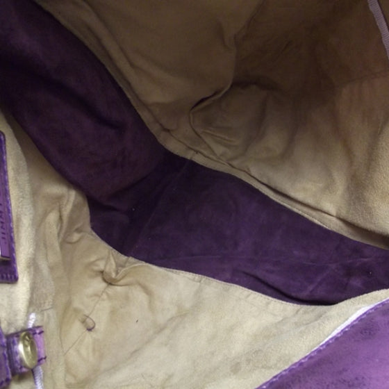 Patent Suede Monna /L Tote Purple