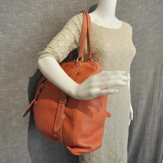 Nappa New Look Tote Corallo