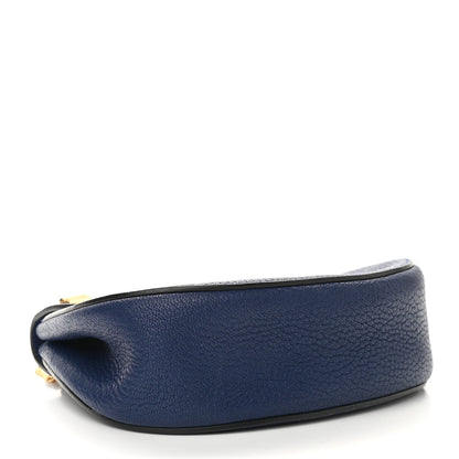 Chloe Grained Lambskin Mini Drew Shoulder Bag Royal Navy 4 of 8