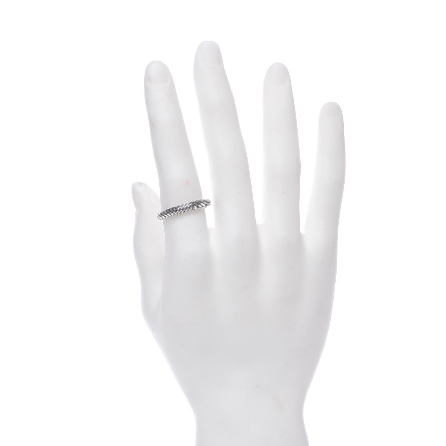 David Yurman Sterling Silver 3.5mm Mens Sky Band Ring 65 11 2 of 4