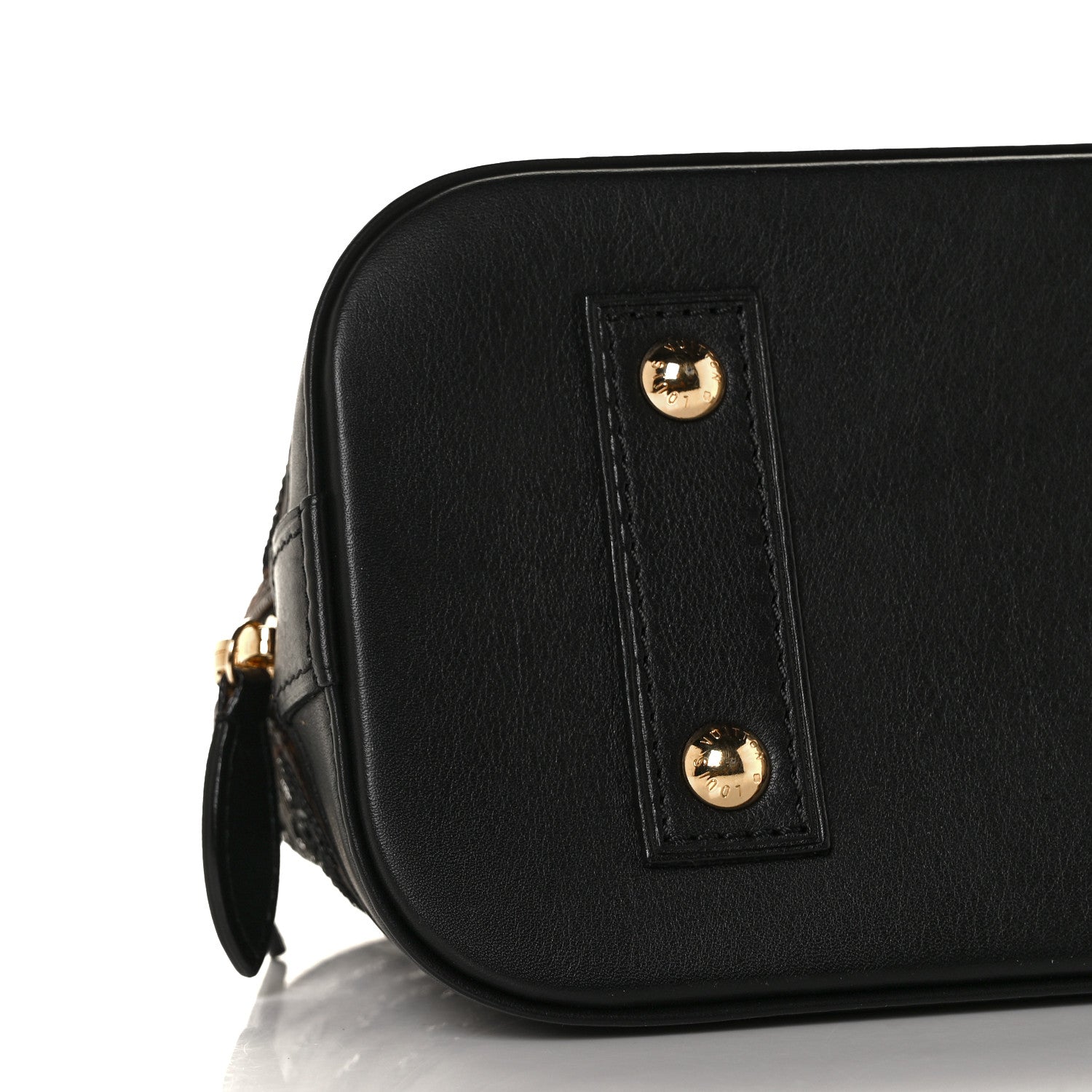 Louis Vuitton Monogram Sequins Eclipse Alma BB Black 4 of 7