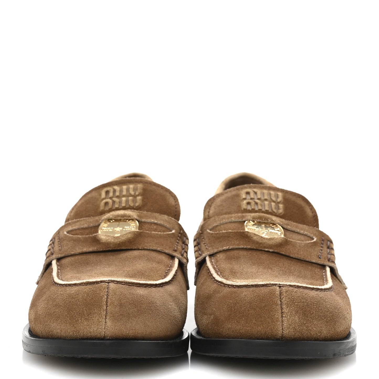 Suede Penny Loafers 40 Cannella