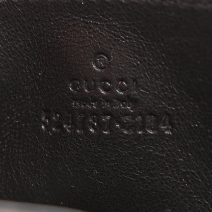 Gucci GG Supreme Monogram Calfskin Large Card Holder Beige Ebony Cuir 6 of 7