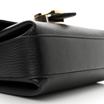 Gucci Dollar Calfskin Interlocking G Crossbody Bag Black 9 of 10