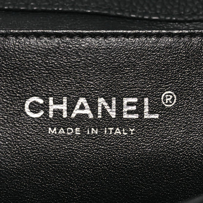 Chanel Iridescent Caviar Quilted Clutch With Chain Flap Black 5 of 13