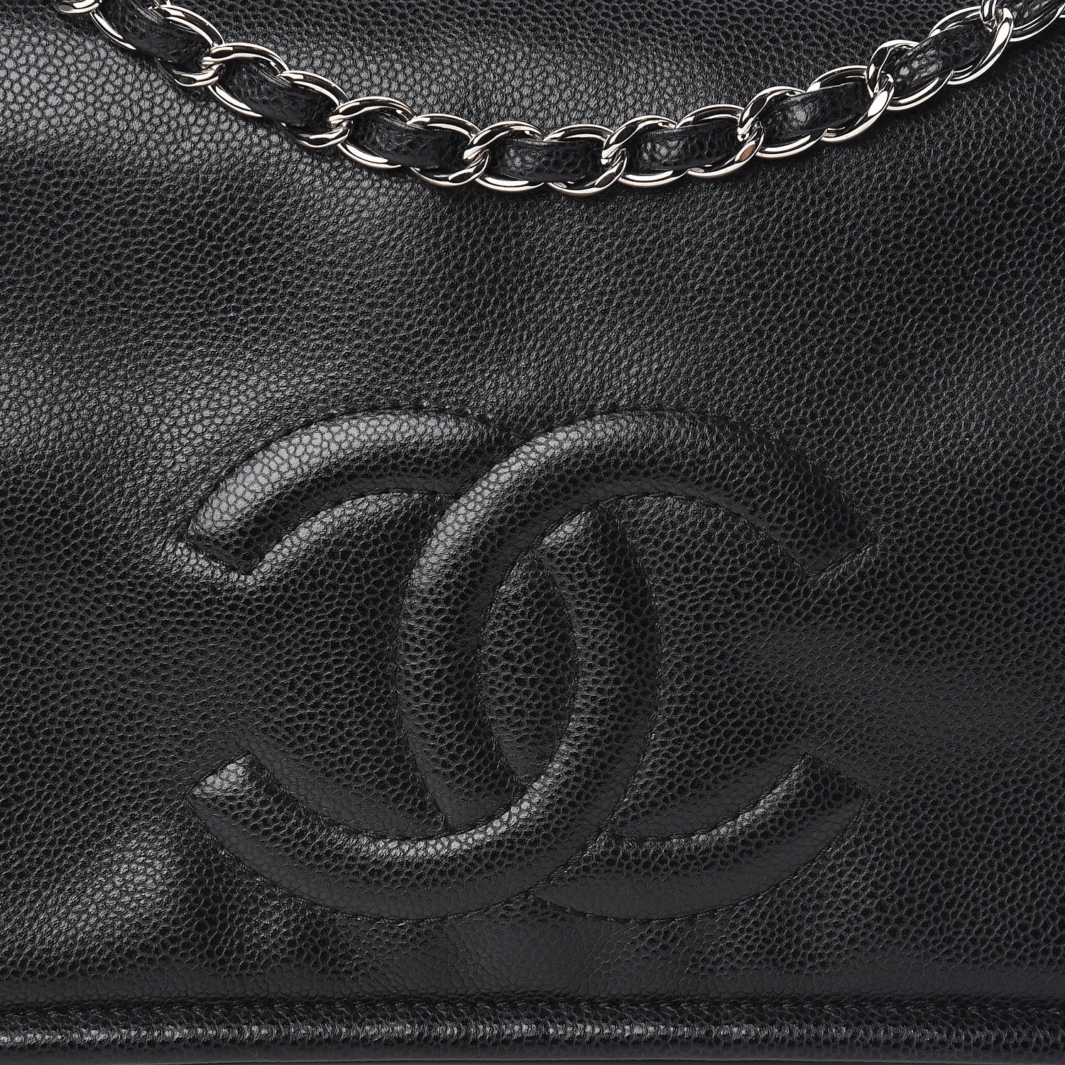 Chanel Caviar Large Timeless CC Flap Black 8 of 11