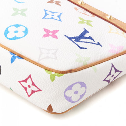 Louis Vuitton Monogram Multicolor Pochette Accessories White 5 of 8