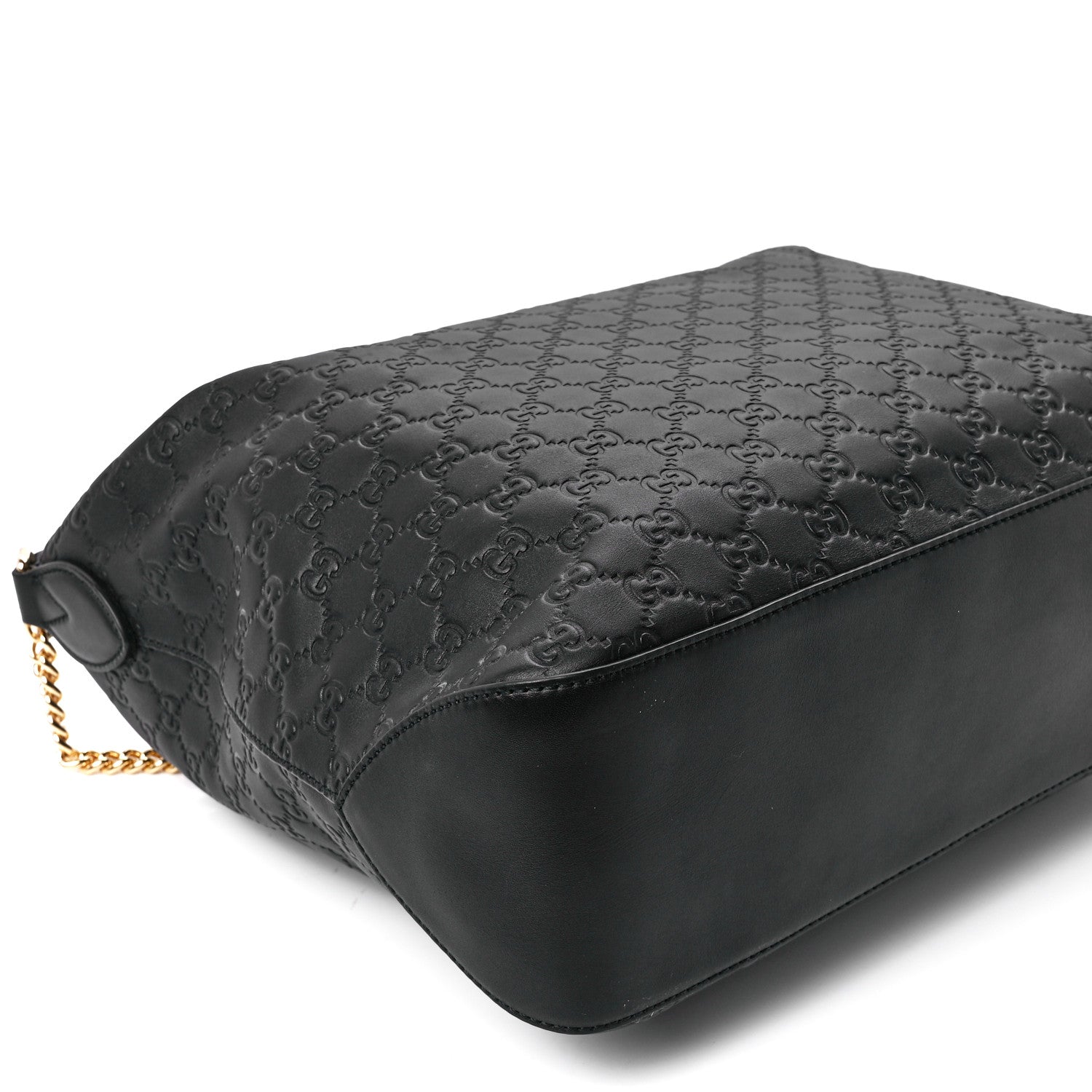 Gucci Guccissima Signature Large Linea A Hobo Black 11 of 12