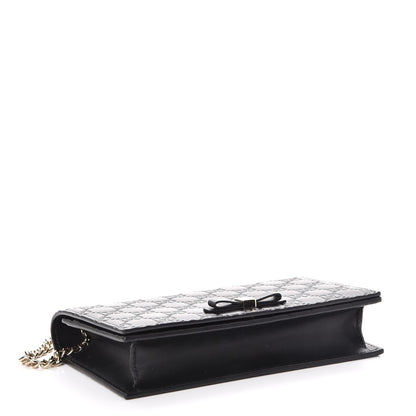 Gucci Guccissima Signature Bowy Chain Wallet Black 4 of 7