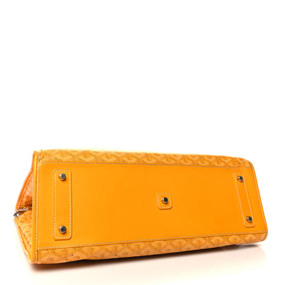 Goyard Goyardine Sac Hardy Pet Carrier PM Yellow 4 of 14