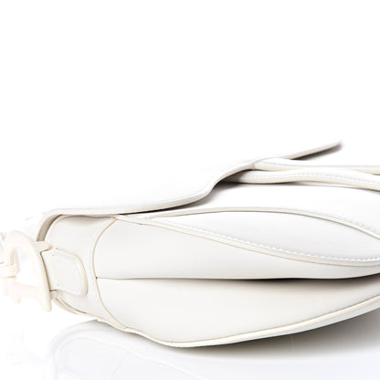 Christian Dior Ultra Matte Calfskin Saddle Bag Off White 7 of 13