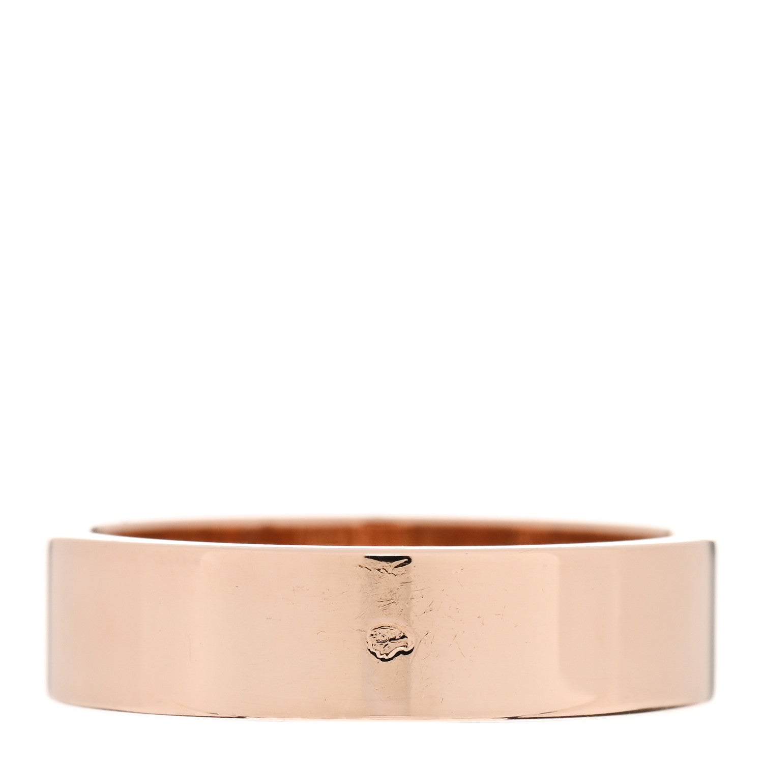 Hermes 18K Rose Gold PM Collier De Chien Ring 54 7 3 of 4