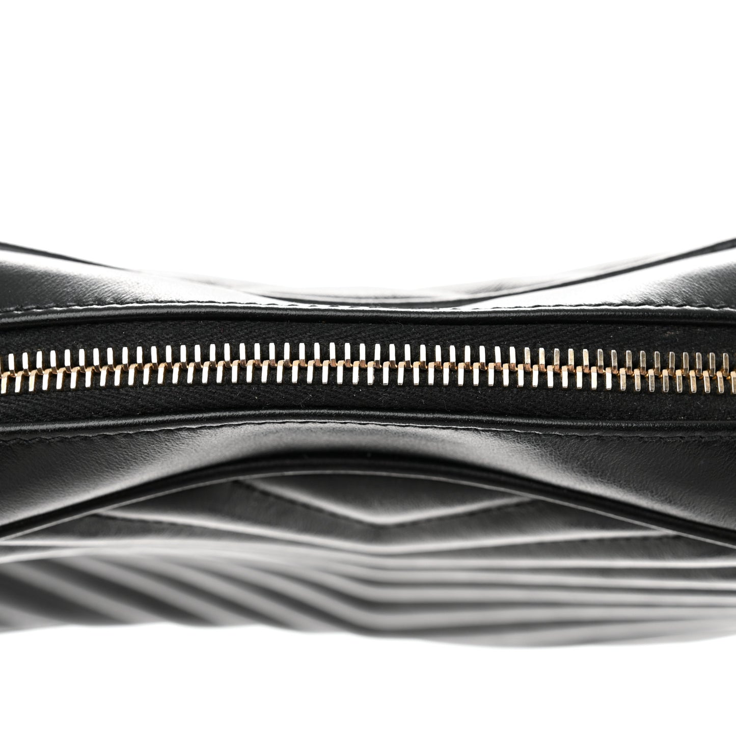 Calfskin Matelasse Monogram Lou Camera Bag Black