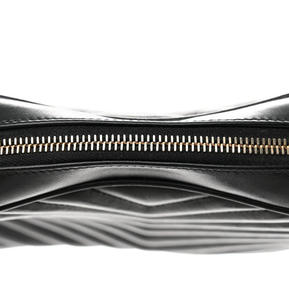 Saint Laurent Calfskin Matelasse Monogram Lou Camera Bag Black 11 of 13