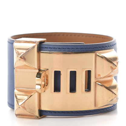 Hermes Swift Collier De Chien CDC Bracelet S Bleu Agate 2 of 3