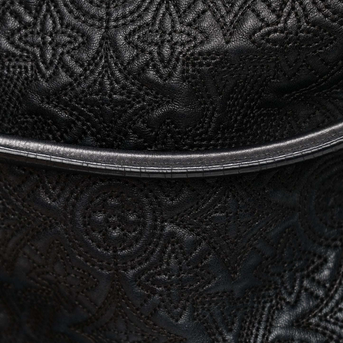 Monogram Lambskin Antheia Ixia MM Black