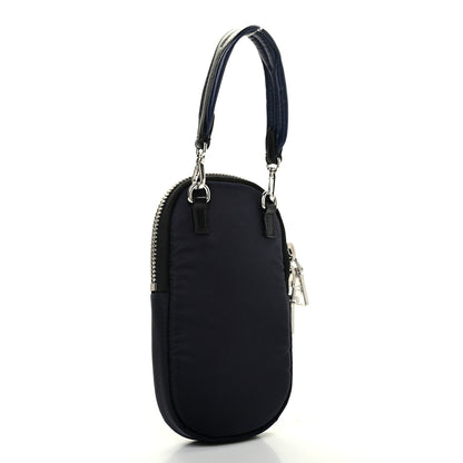 Prada Tessuto Nylon Pocket Mini Bag Baltico 3 of 7