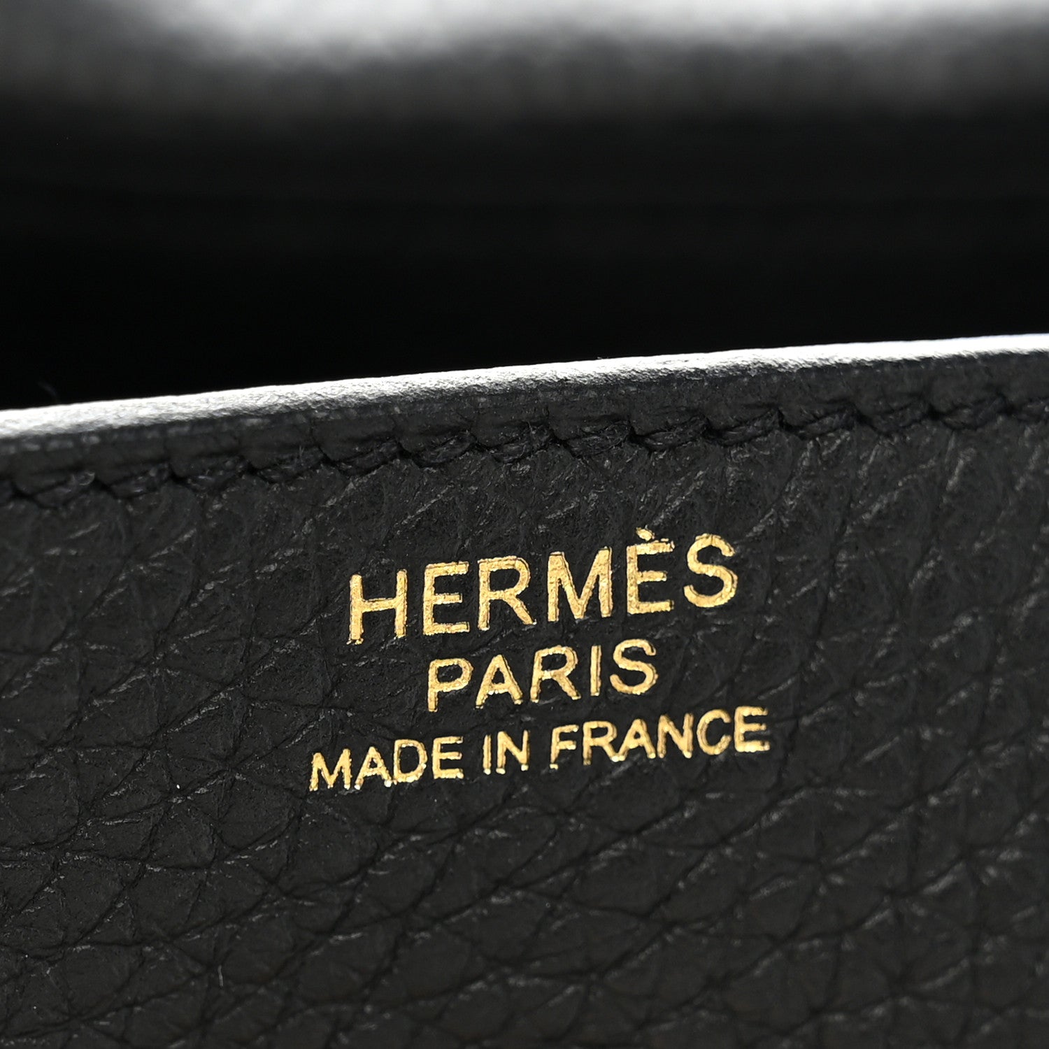Hermes Taurillon Clemence Lindy 30 Black 6 of 10
