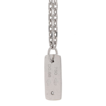 Messika 18K White Gold Diamond Move Double Chain Pave Necklace 6 of 7