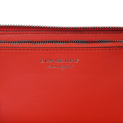 Burberry Haymarket Check Graffiti Print Zip Around Wallet Red 6 of 7